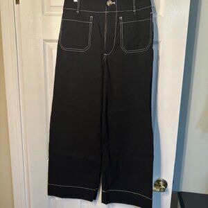 Anthrolopogie Maeve Colette Cropped Wide Leg Pants